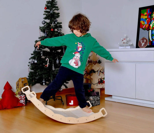 XL Wooden Balance Board For Toddlers Montessori Pillow Kidodido Everetts Place: Online Boutique