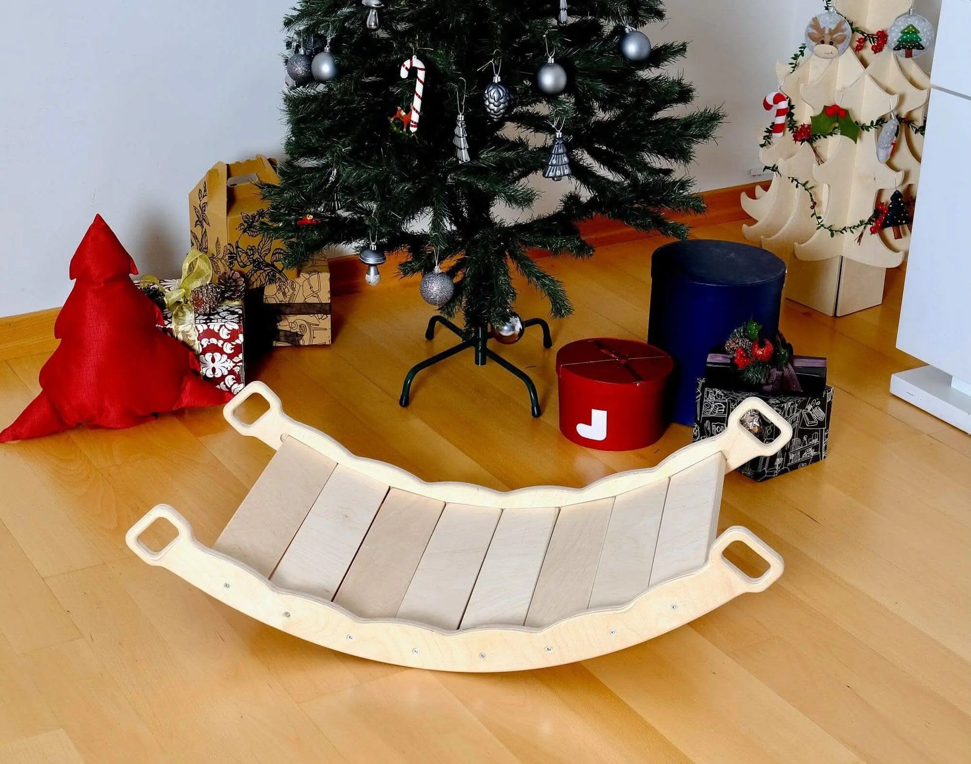 Kidodido XL Wooden Balance Board For Toddlers Montessori Pillow - Toys & Games > Toys > Activity Toys