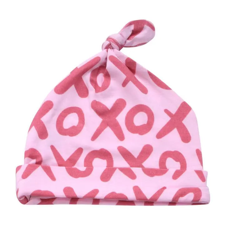 Three Little Tots XOXO Valentine's Day Bamboo Hat - 