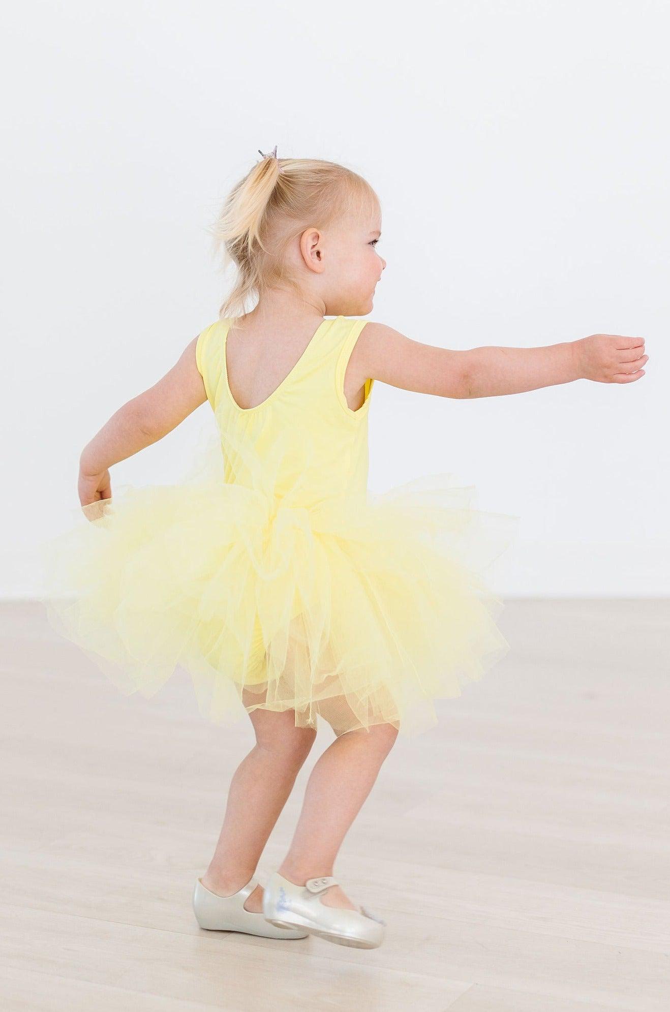 Yellow Tank Tutu Leotard With Fluffy Layers For Girls Mila & Rose ® Everetts Place: Online Boutique