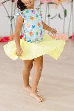 Yellow Twirl Skort For Girls With Attached Shorts Included Mila & Rose ® Everetts Place: Online Boutique