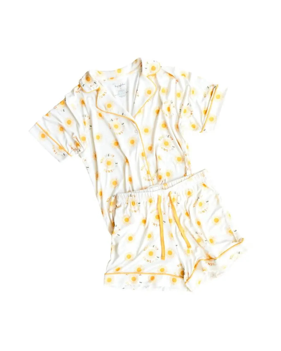 Hugga Babies You Are My Sunshine Adult Pajamas - Everetts Place Boutique - 