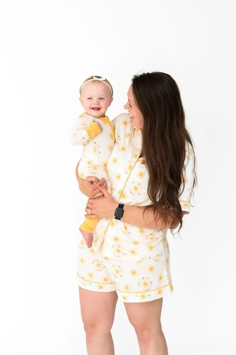 Hugga Babies You Are My Sunshine Adult Pajamas - Everetts Place Boutique - 