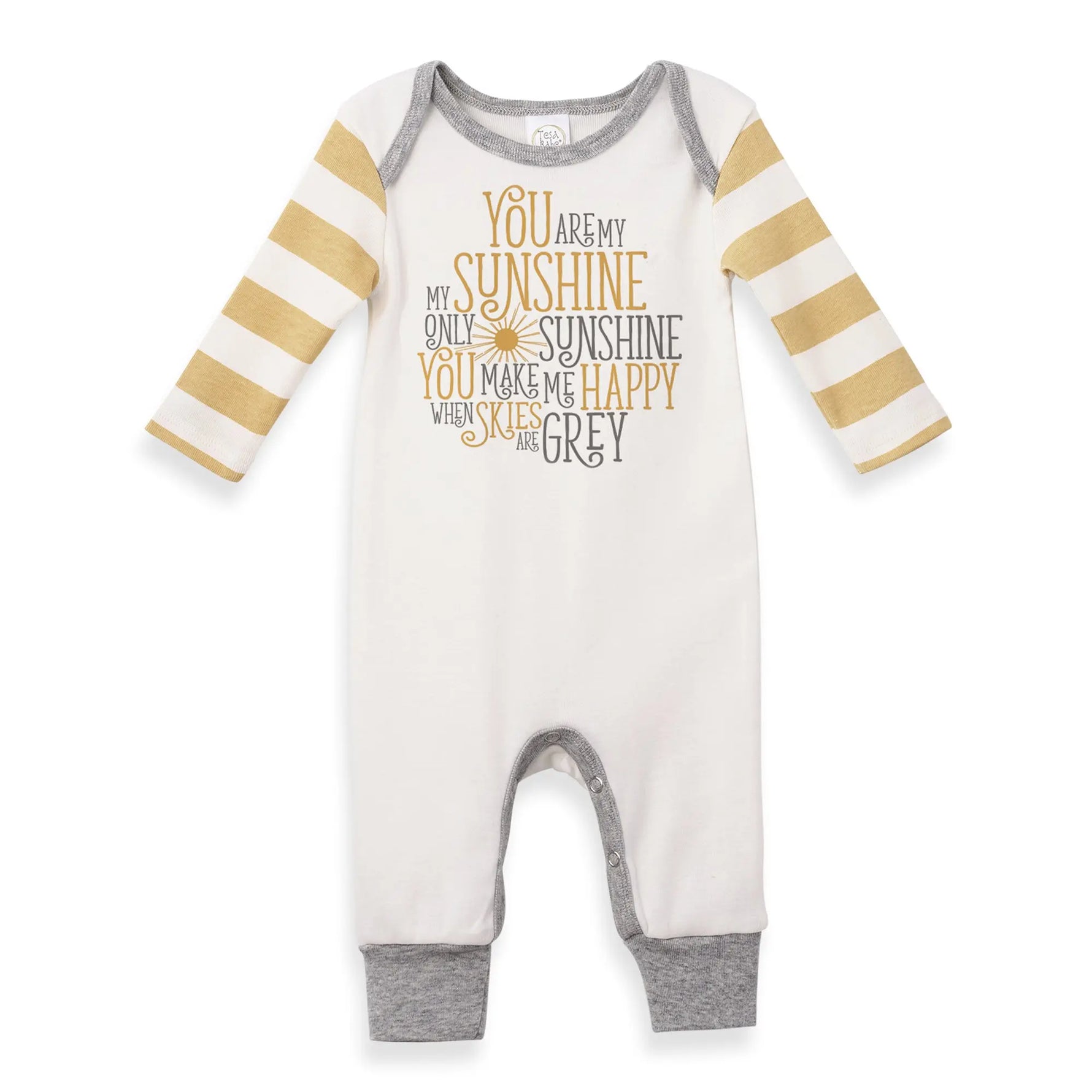 You Are My Sunshine Baby Romper 100 Percent Cotton Tesa Babe 