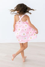 You Are My Sunshine Ruffle Cross Back Dress Crisscross Back - Everetts Place Boutique - Ruffle Cross Back Dress