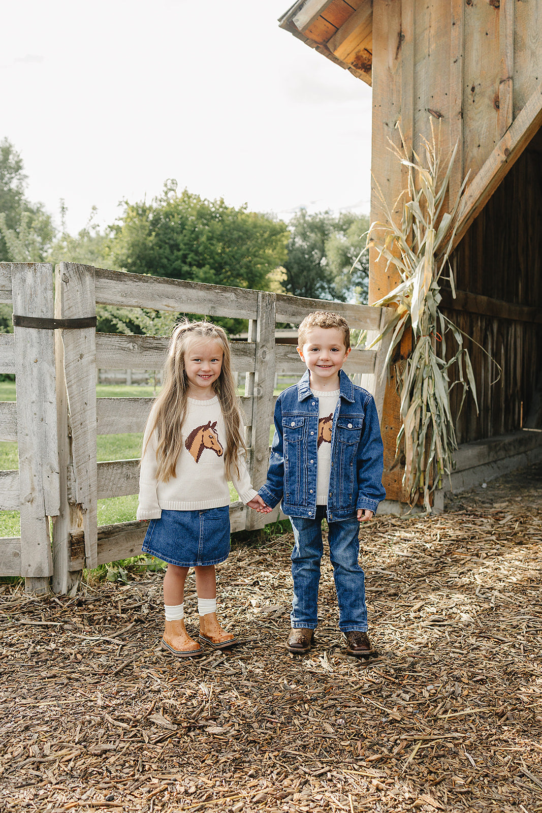 Dark Wash Denim Jean Jacket by Mebie Baby