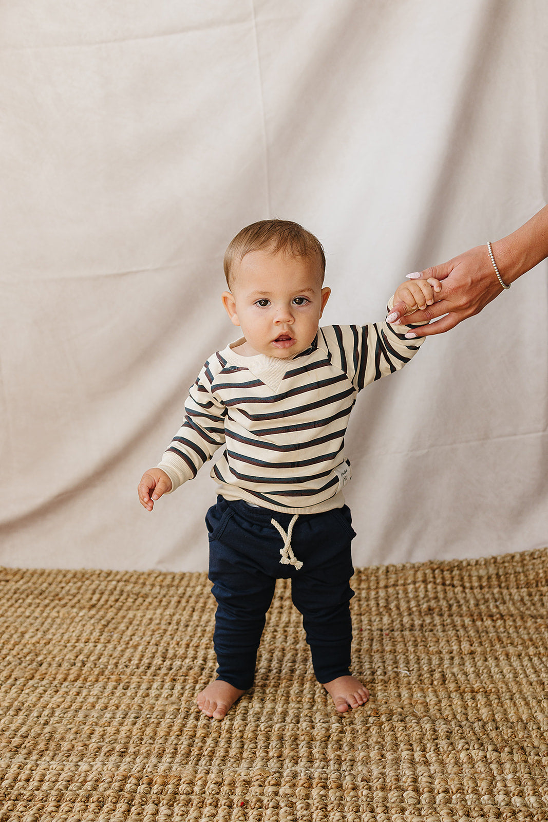 Navy Cotton Pocket Joggers