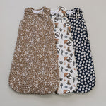 Brown Floral Sleep Sack by Mebie Baby at Everetts Place