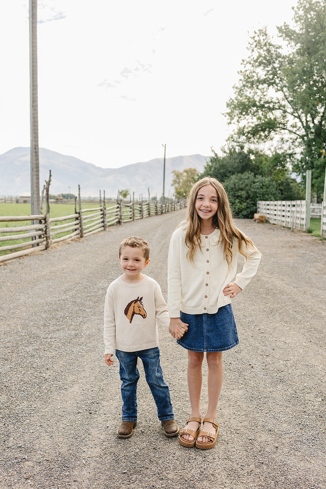 Horse Knit Sweater by Mebie Baby