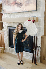 Alpine Plaid Dress by Mebie Baby