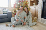 Adult Green Stripe Lounge Set by Mebie Baby