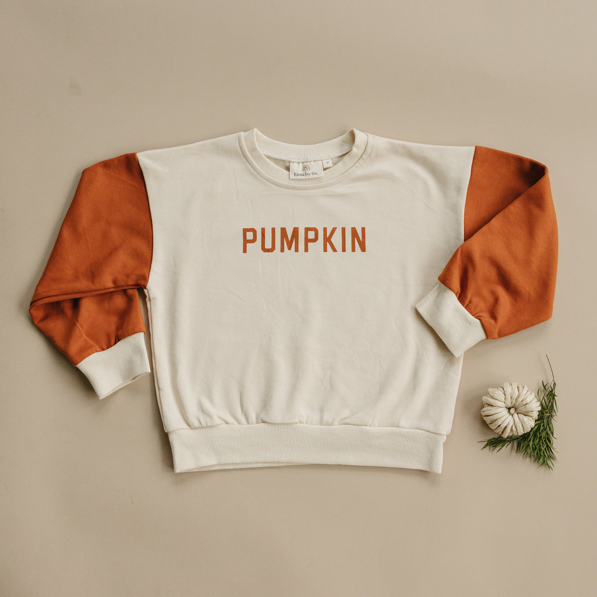 Cotton Fleece Crewneck Sweatshirt - Colorblock by Little Joy Co. (view 2 of 9)