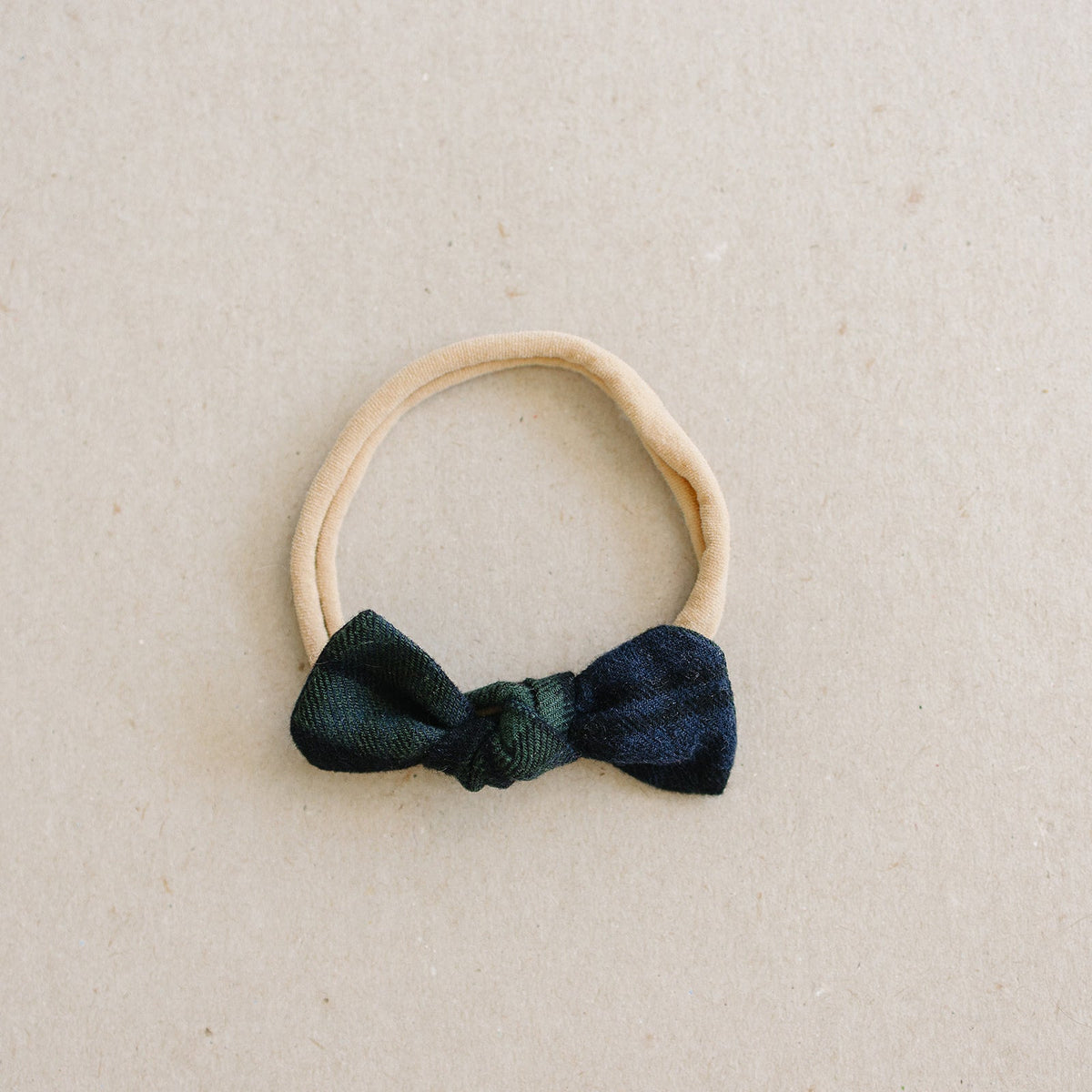 Alpine Plaid Hair Bow by Mebie Baby