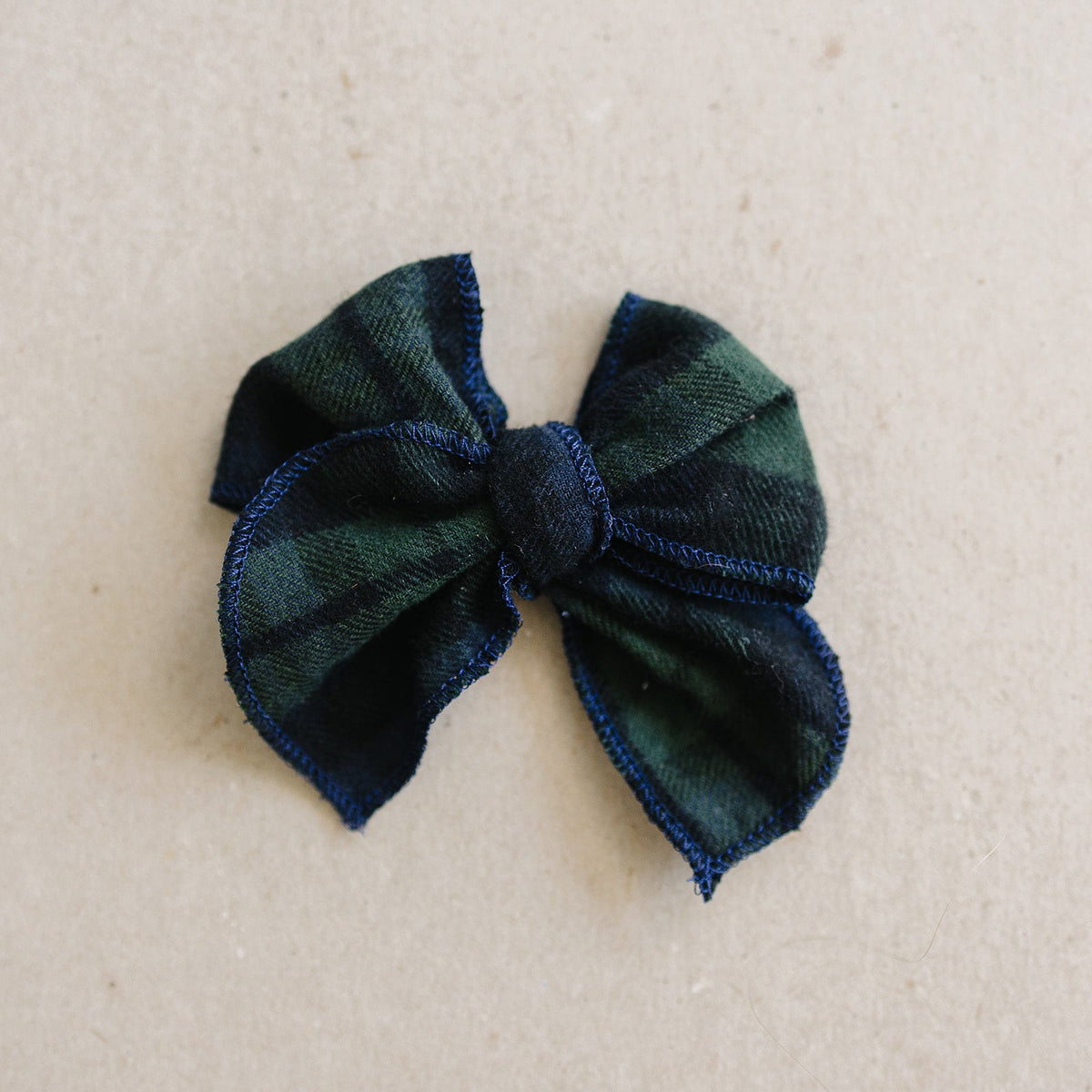 Alpine Plaid Hair Bow by Mebie Baby