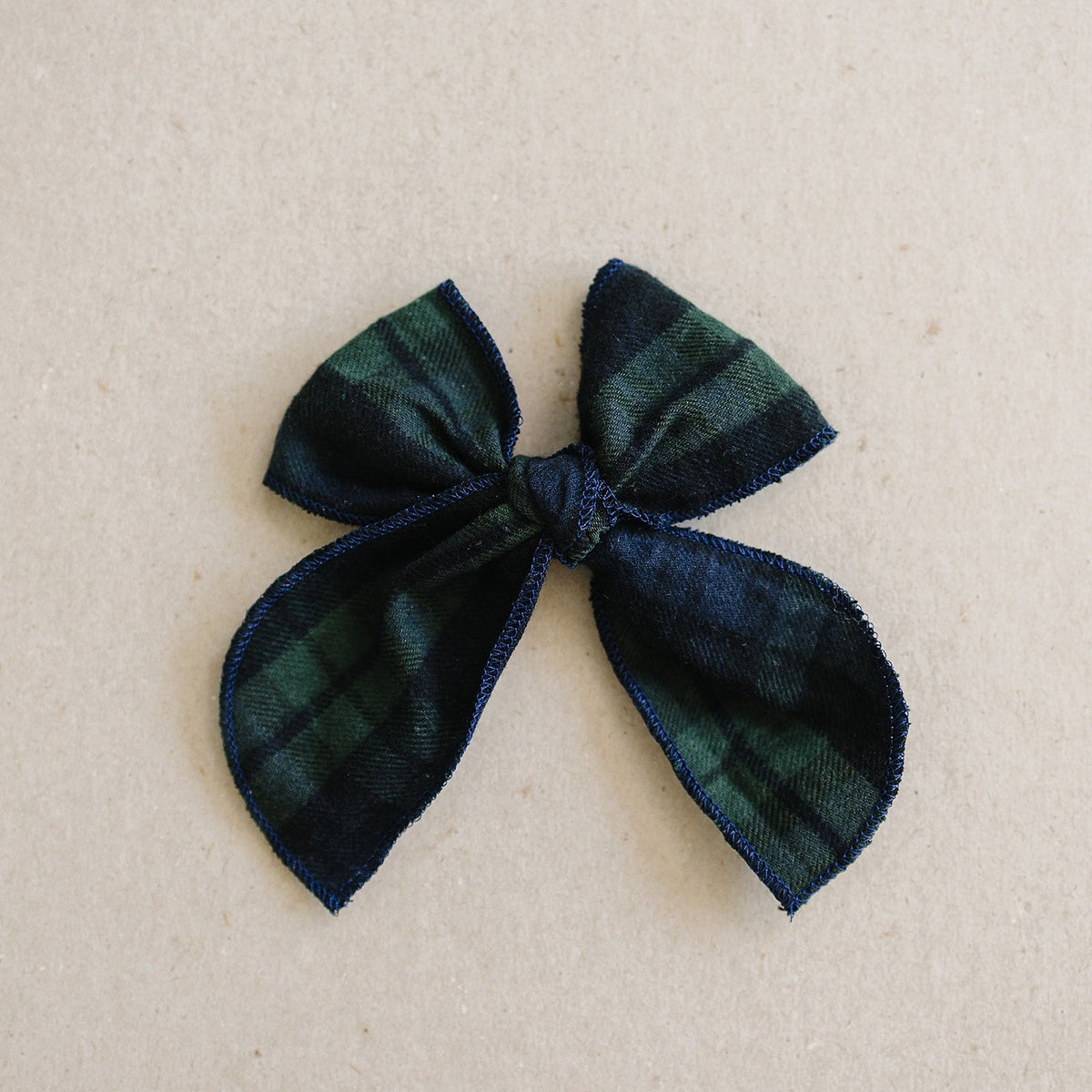 Alpine Plaid Hair Bow by Mebie Baby