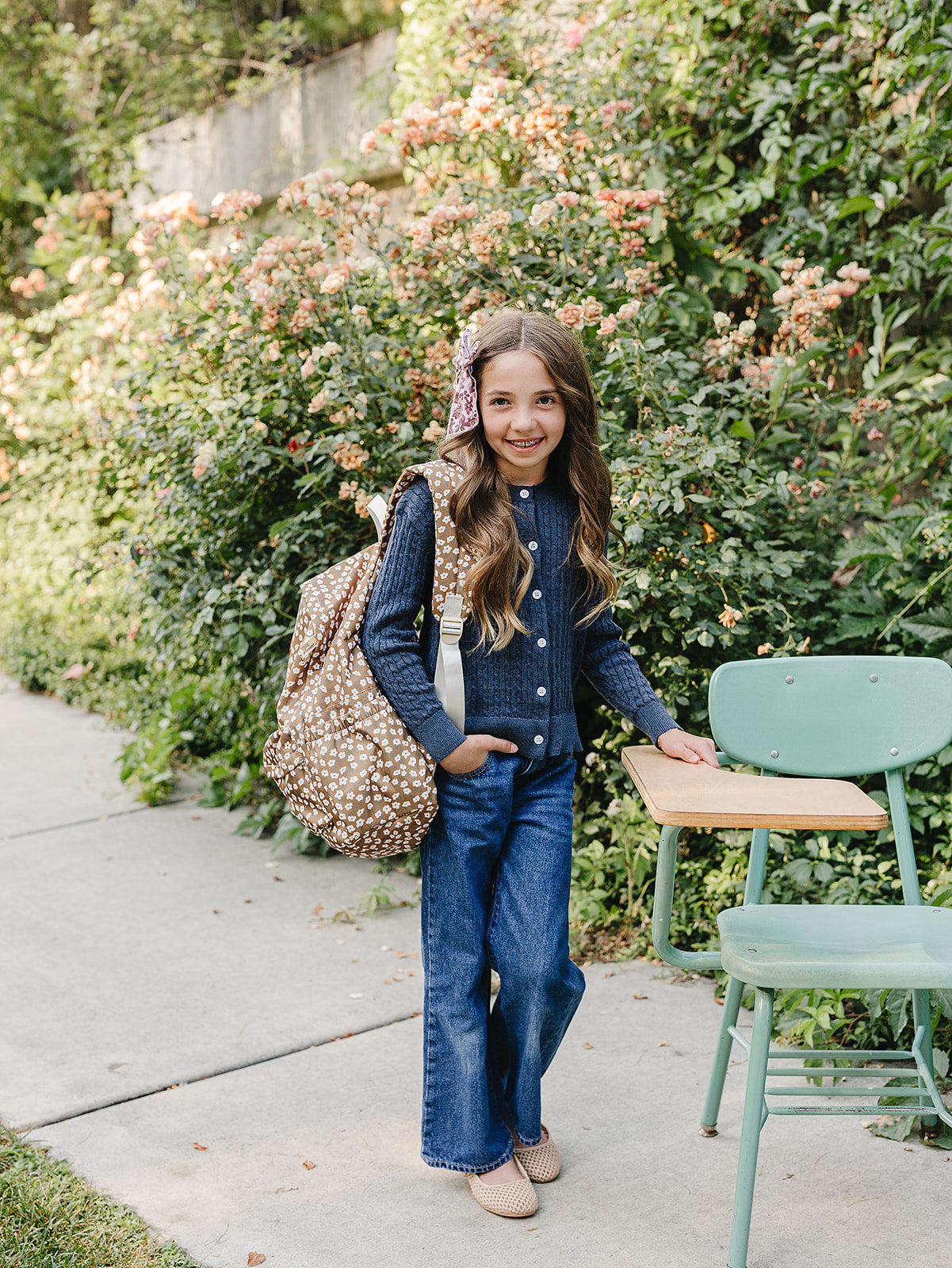 Cotton Cable Knit Cardigan
