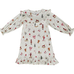 Merry & Bright Bamboo Cozy Gown by Mebie Baby