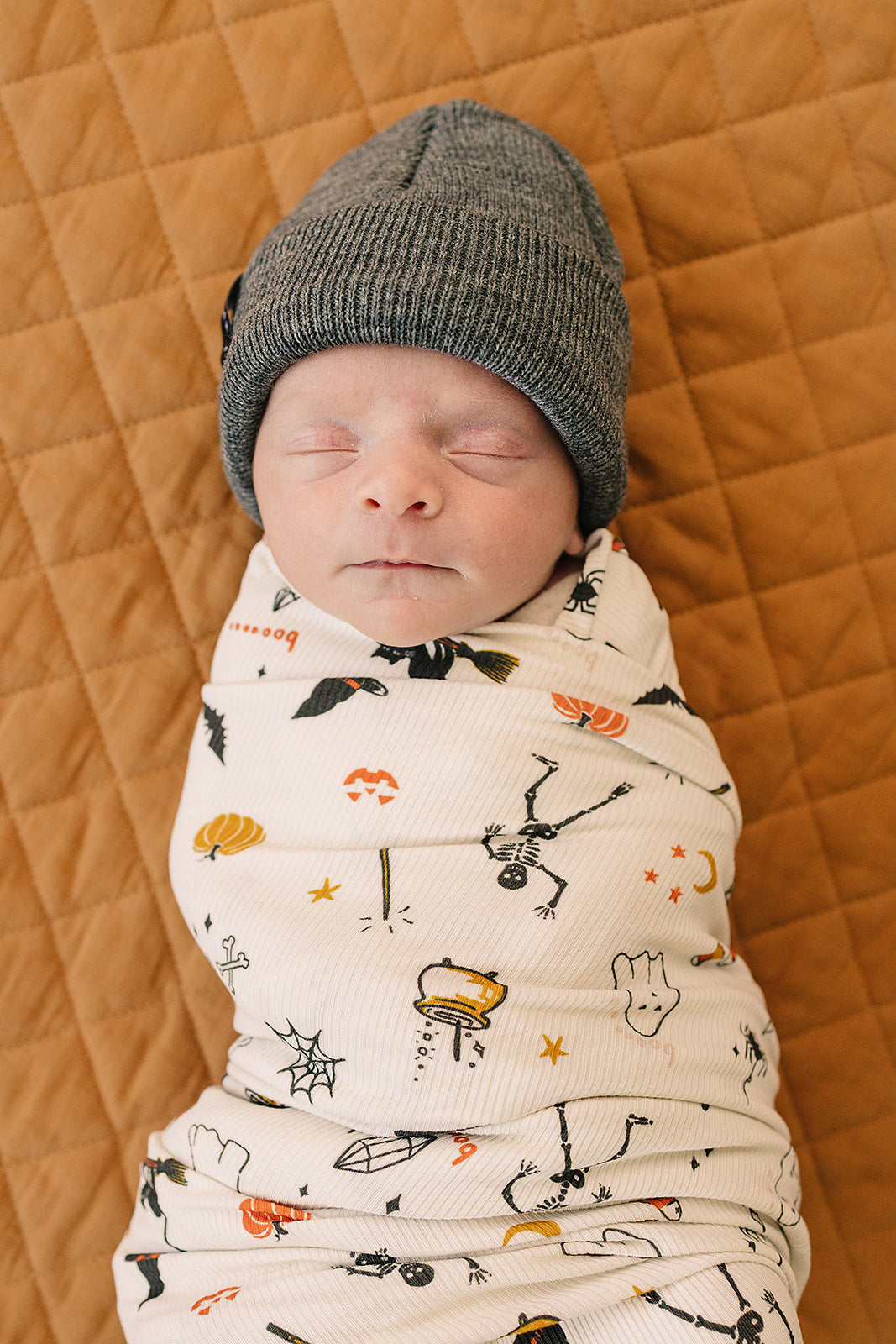 Halloween Bamboo Stretch Swaddle by Mebie Baby