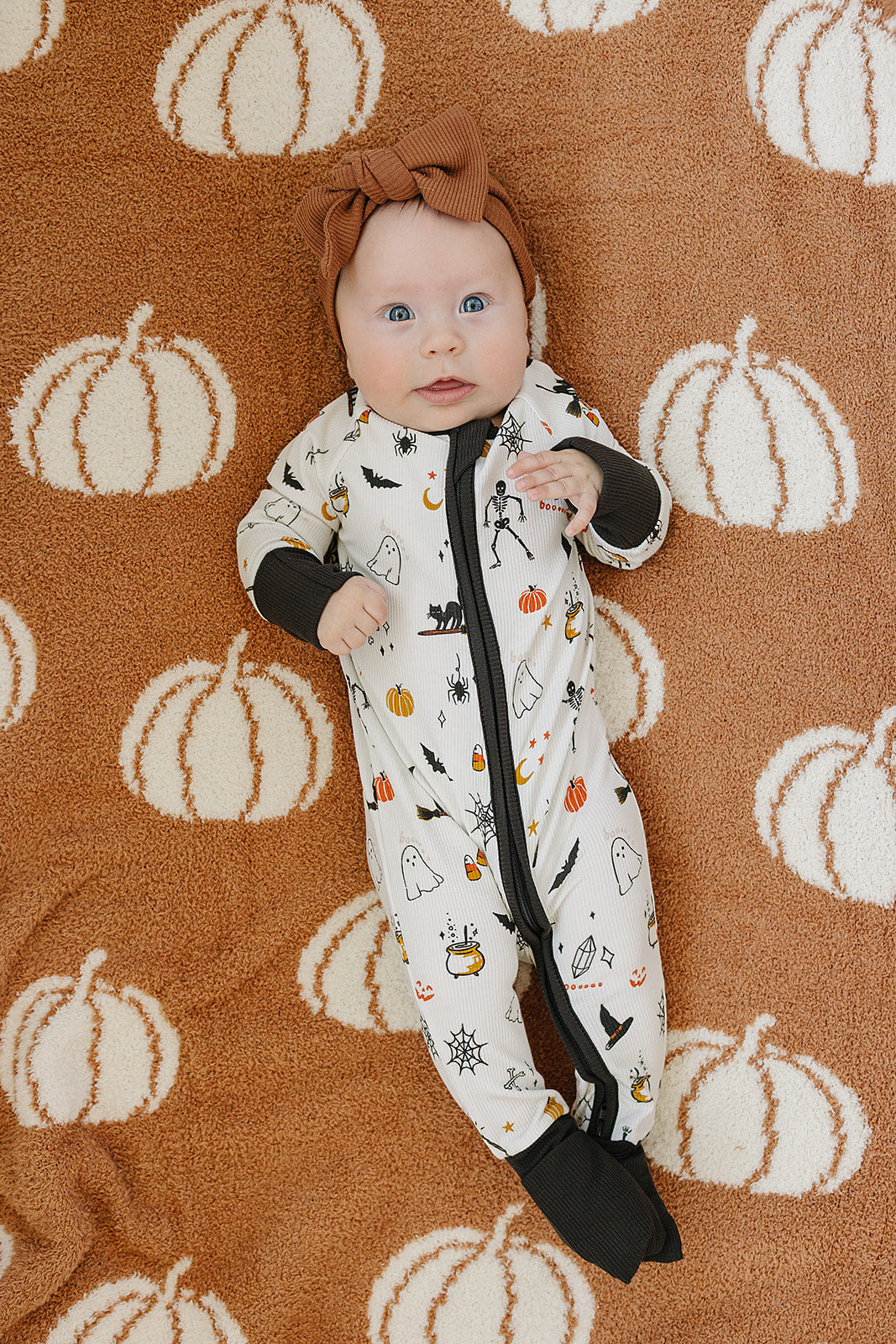Halloween Bamboo Zipper by Mebie Baby
