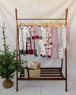 Holiday Toile Ribbed Bamboo Cozy Set by Mebie Baby