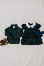 Alpine Plaid Dress by Mebie Baby