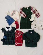 Cream Fair Isle Sweater by Mebie Baby