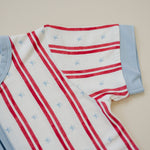 Organic Stars & Stripes Bamboo Shorty Pajamas by Little Joy Co. at Everetts Place
