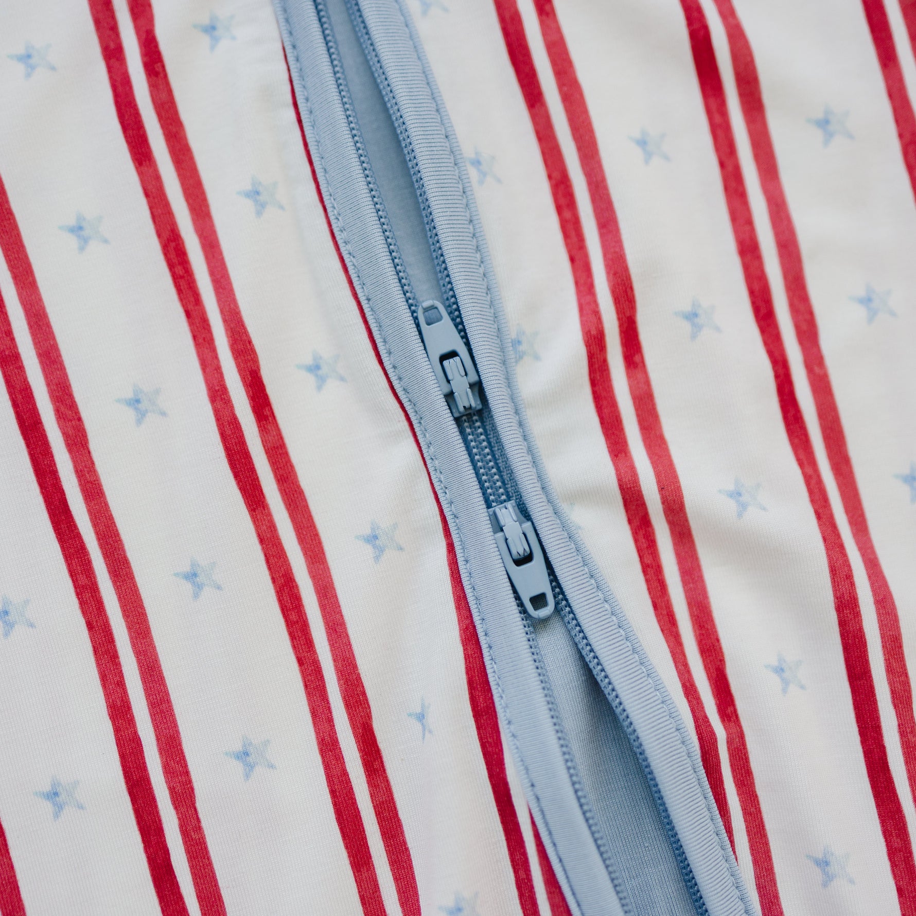 Organic Stars & Stripes Bamboo Shorty Pajamas by Little Joy Co. at Everetts Place