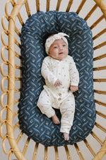 Berry Pointelle Cotton Head Wrap by Mebie Baby