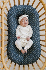 Berry Pointelle Cotton Head Wrap by Mebie Baby