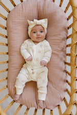 Pink Floral Pointelle Layette Set by Mebie Baby