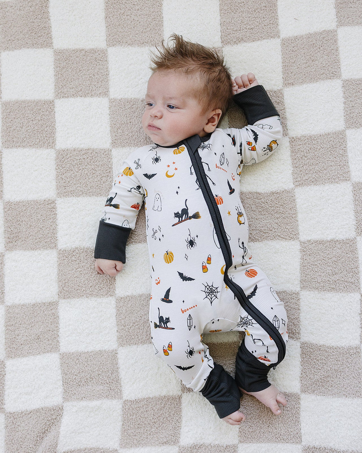 Halloween Bamboo Zipper by Mebie Baby