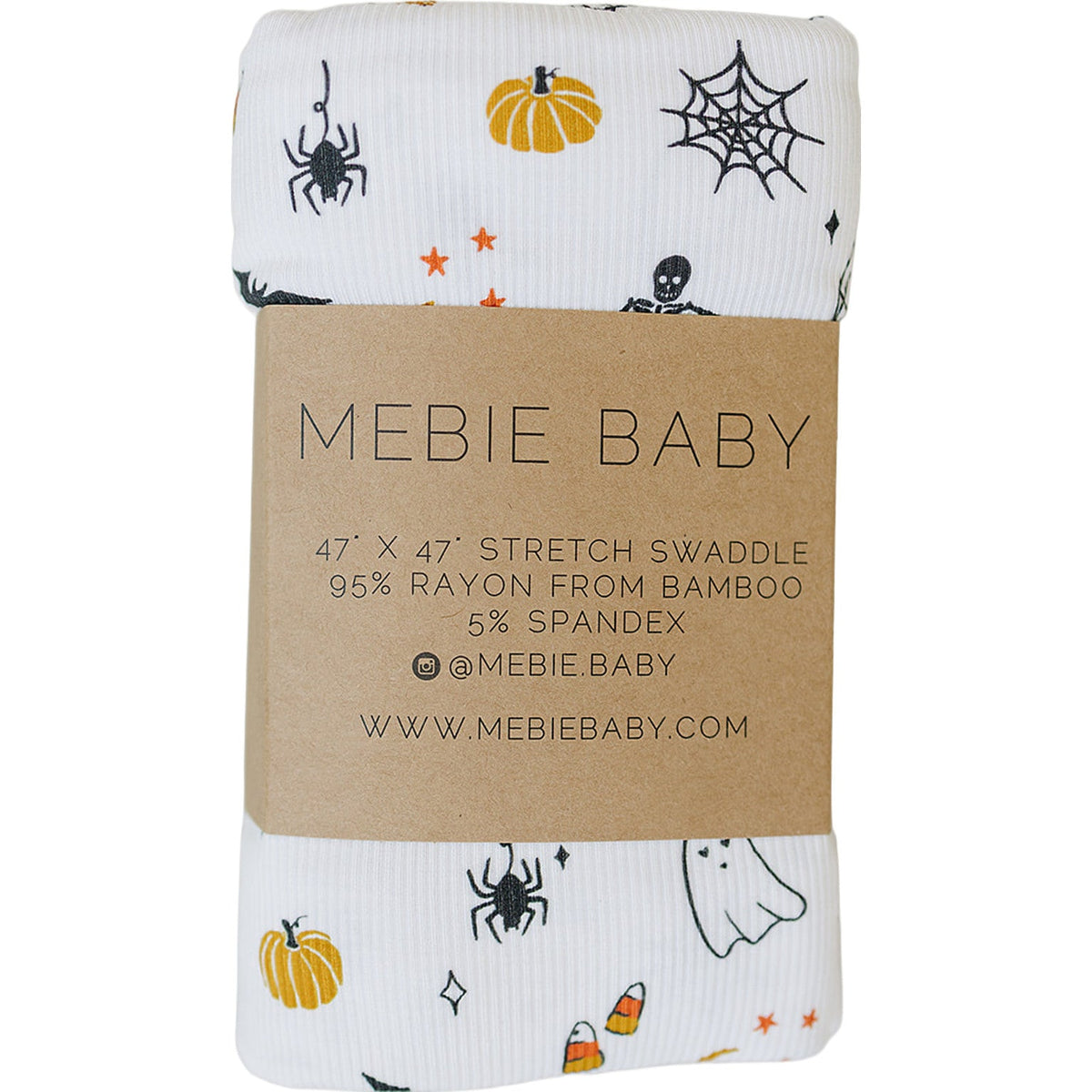Halloween Bamboo Stretch Swaddle by Mebie Baby