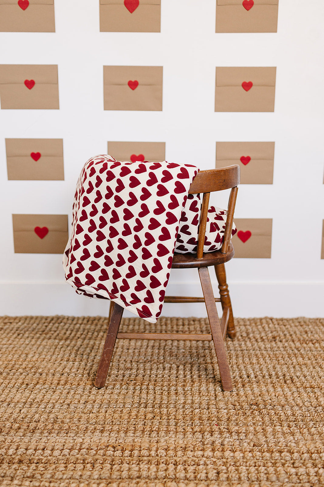 Hearts Bamboo Fleece Baby Quilt With Hearts Print Mebie Baby
