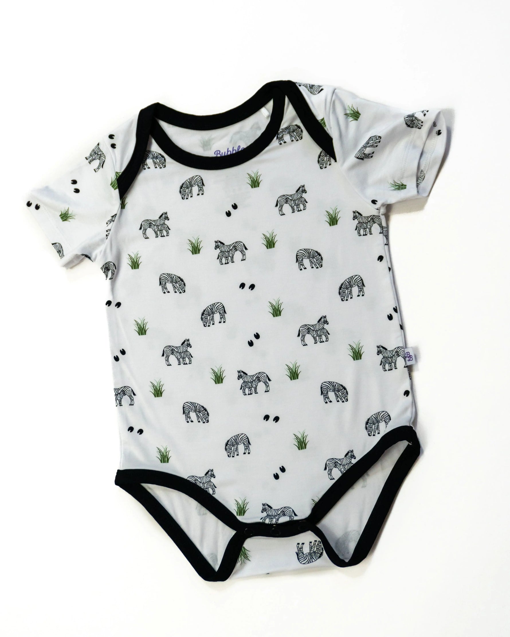 Zebra | Bodysuit - Sleeve, Baby & Toddler Clothing, White, Infant bodysuit, Active Shirt | Everetts Place