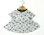 Zebra | Peplum Top - Sleeve, White, Baby & Toddler Clothing, One-piece garment, Day Dress | Everetts Place