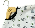 Bubble Baby Zebra | Peplum Top - 