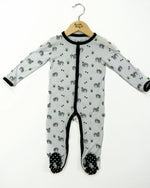 Bubble Baby Zebra | Snap Footie - 