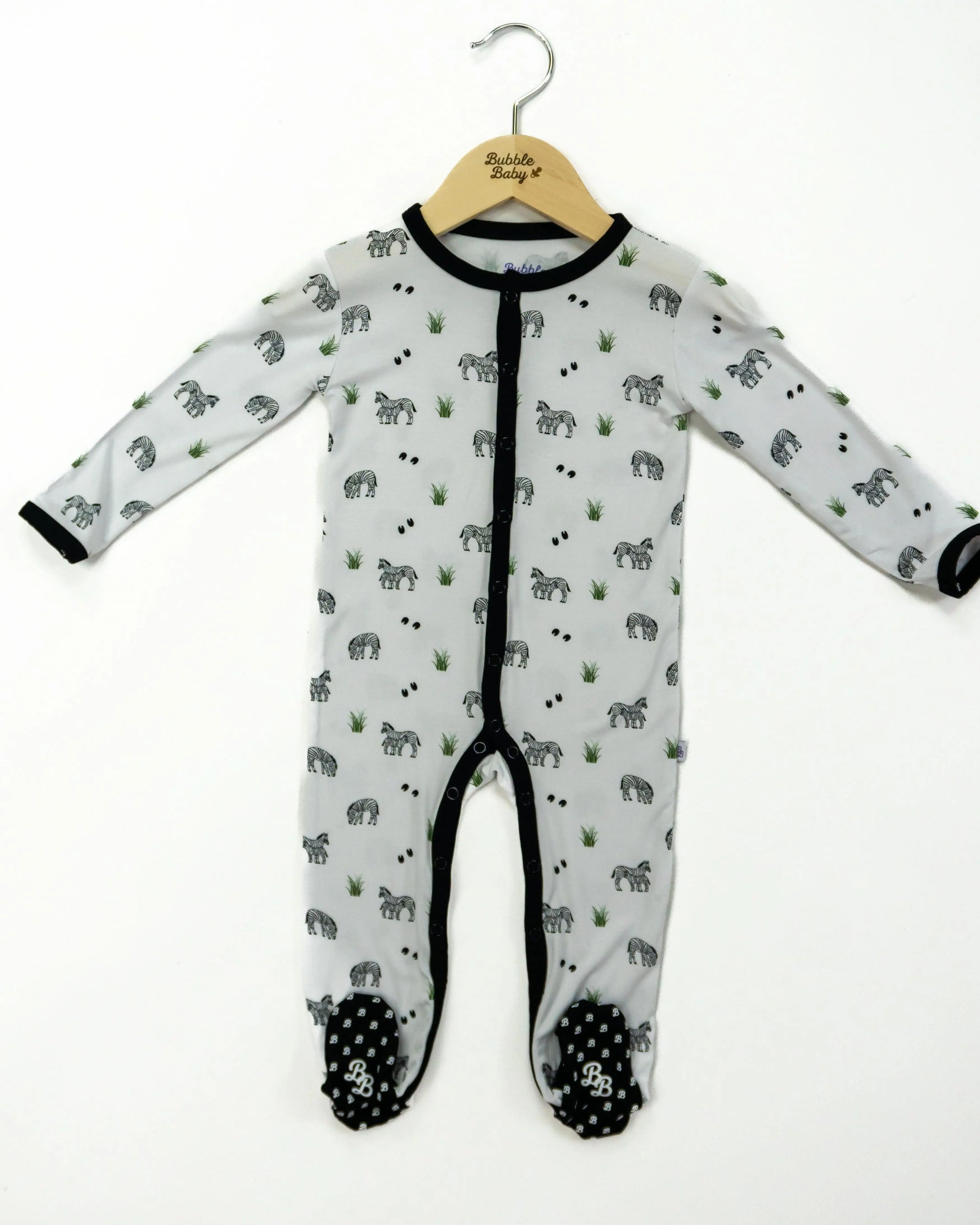 Bubble Baby Zebra | Snap Footie - 