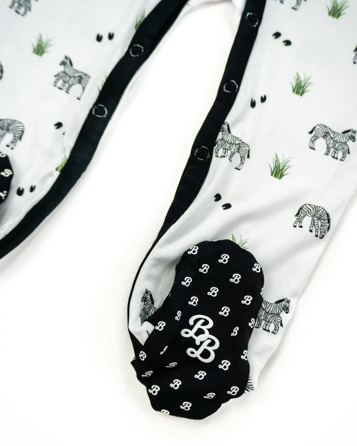 Bubble Baby Zebra | Snap Footie - 