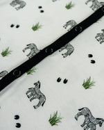 Bubble Baby Zebra | Snap Footie - 