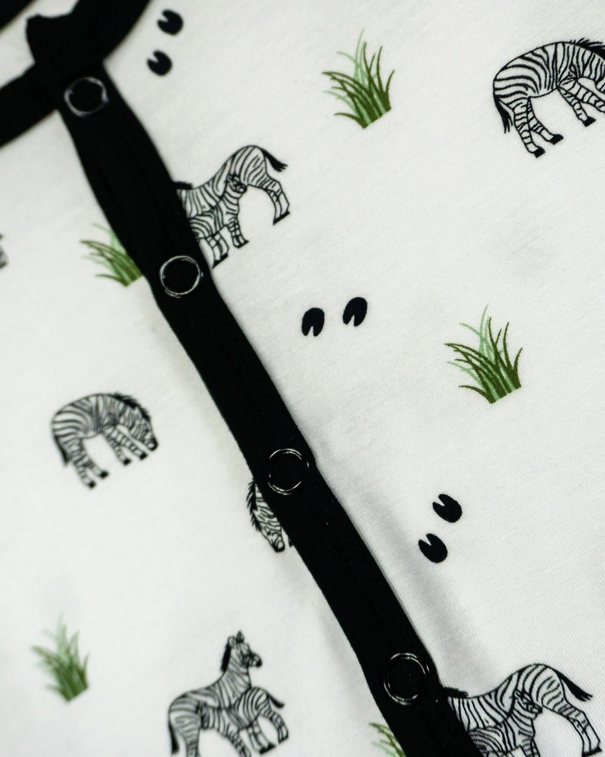 Bubble Baby Zebra | Snap Romper - 