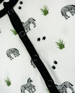 Bubble Baby Zebra | Snap Romper - 