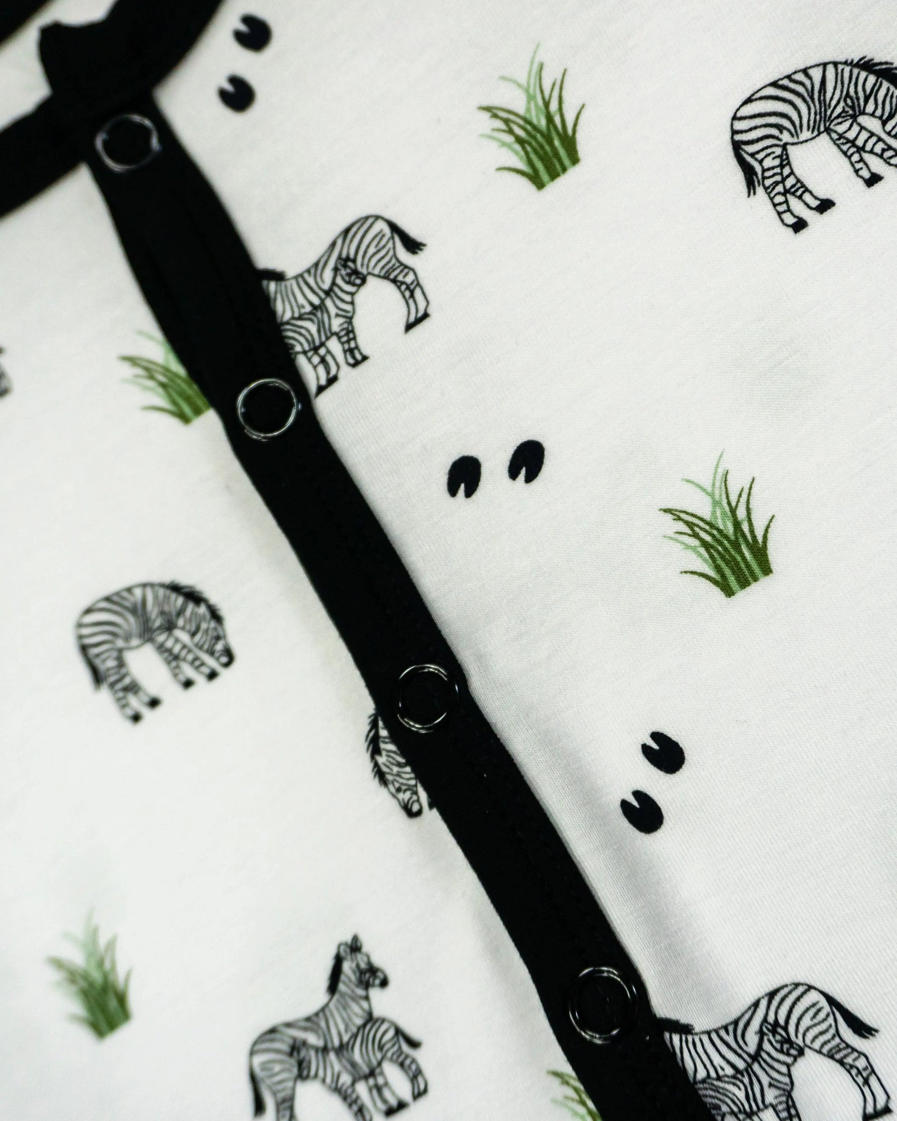 Bubble Baby Zebra | Snap Romper - 