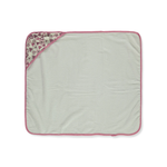 Crover baby hooded towels set for newborn girls, with "I Love Mommy" print.