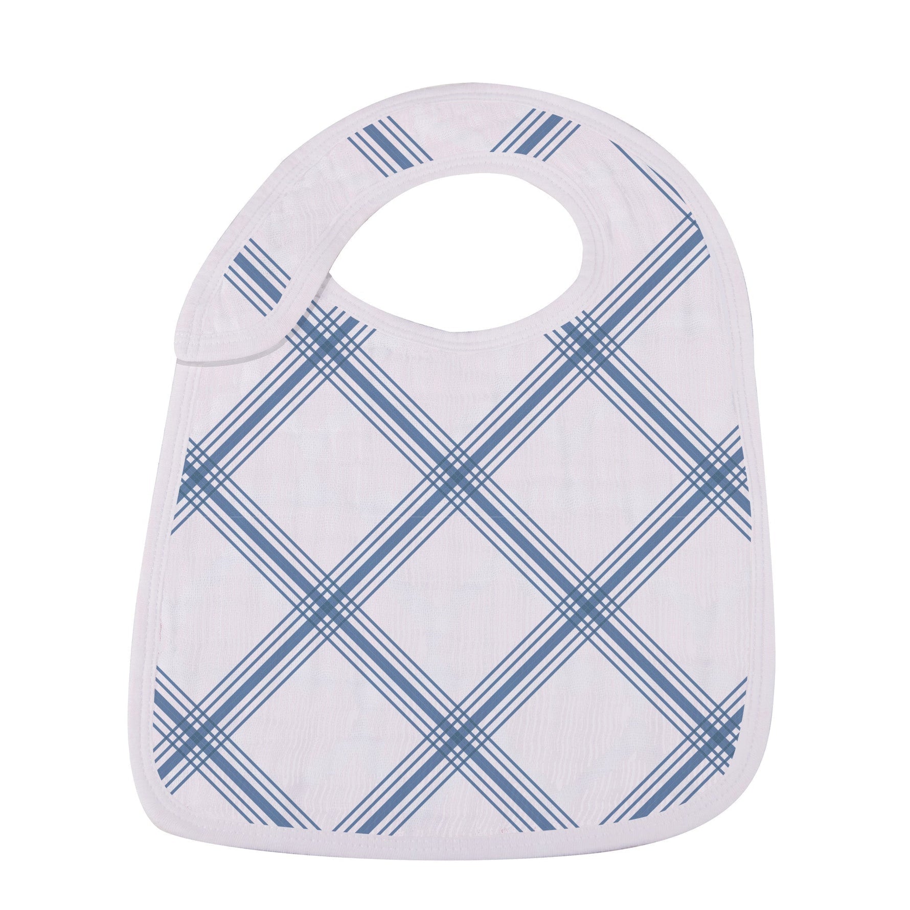 Newcastle Classics Absorbent 100% Cotton Muslin Bibs with Multiple Snap Closure - 