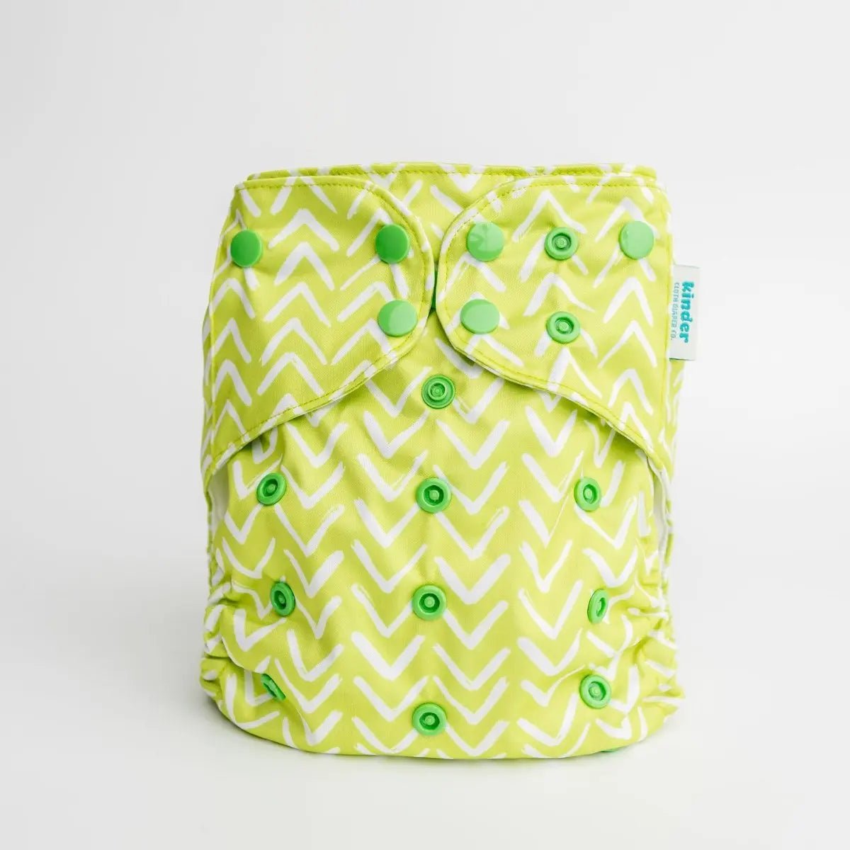 Kinder Cloth Diaper Co. Abstract: Essentials Pocket Cloth Diaper with Athletic Wicking Jersey, Grows with your Baby -