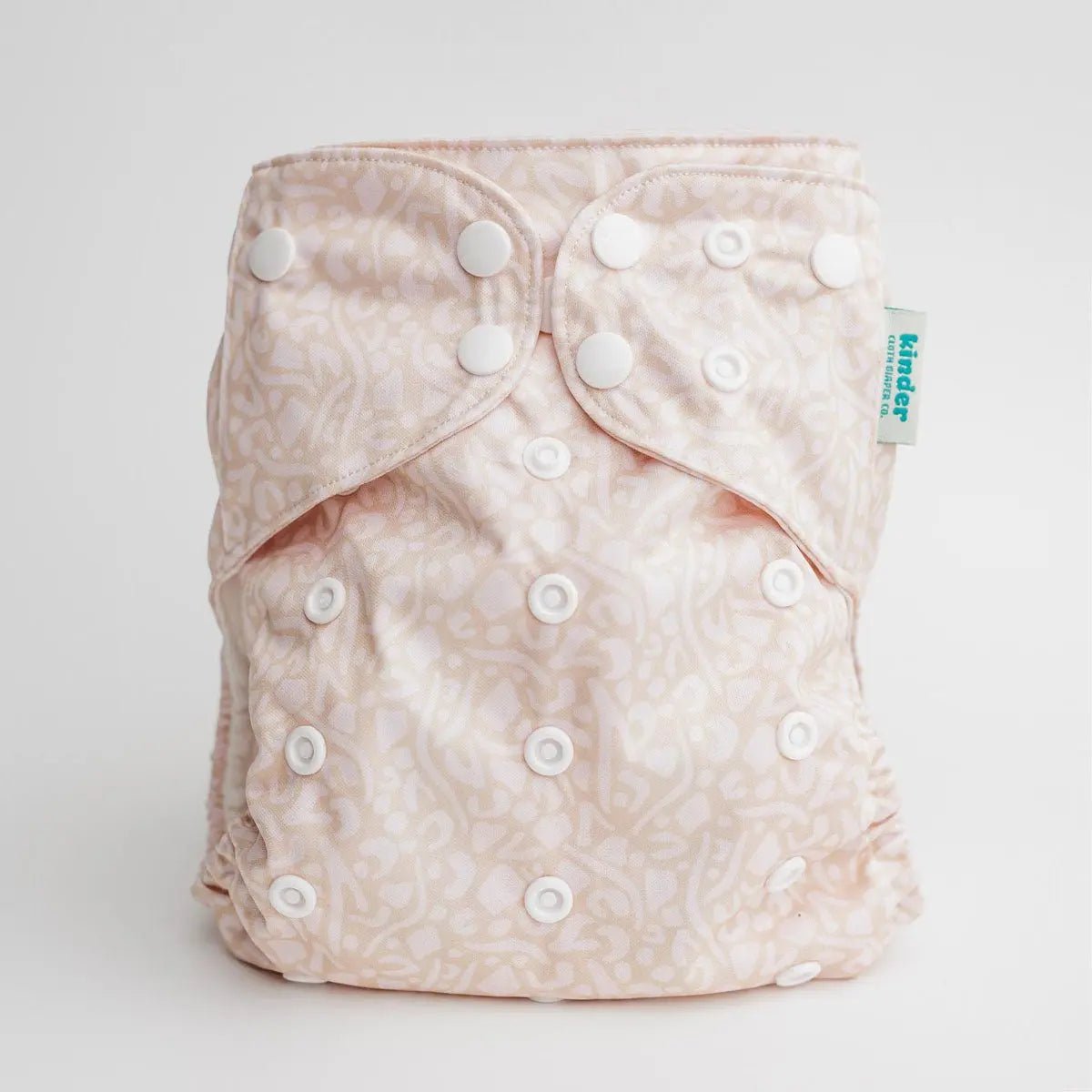 Kinder Cloth Diaper Co. Abstract: Essentials Pocket Cloth Diaper with Athletic Wicking Jersey, Grows with your Baby -