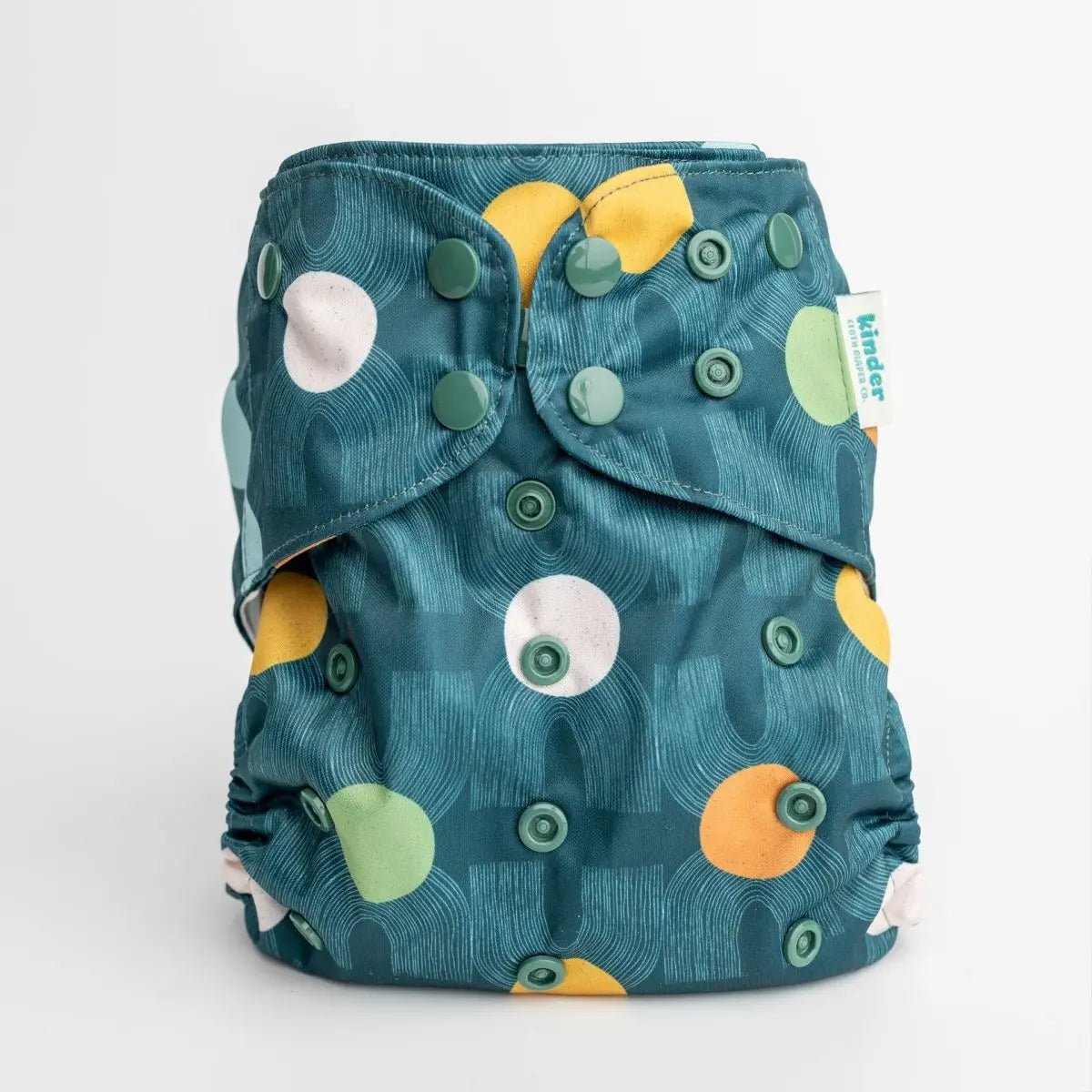 Kinder Cloth Diaper Co. Abstract: Essentials Pocket Cloth Diaper with Athletic Wicking Jersey, Grows with your Baby -