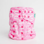 Kinder Cloth Diaper Co. Abstract: Essentials Pocket Cloth Diaper with Athletic Wicking Jersey, Grows with your Baby -